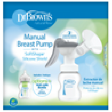 SoftShape™ 手動母乳泵 連排氣奶樽 5oz